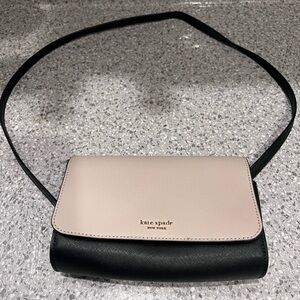 kate spade Two-Tone Crossbody in Blush and Black